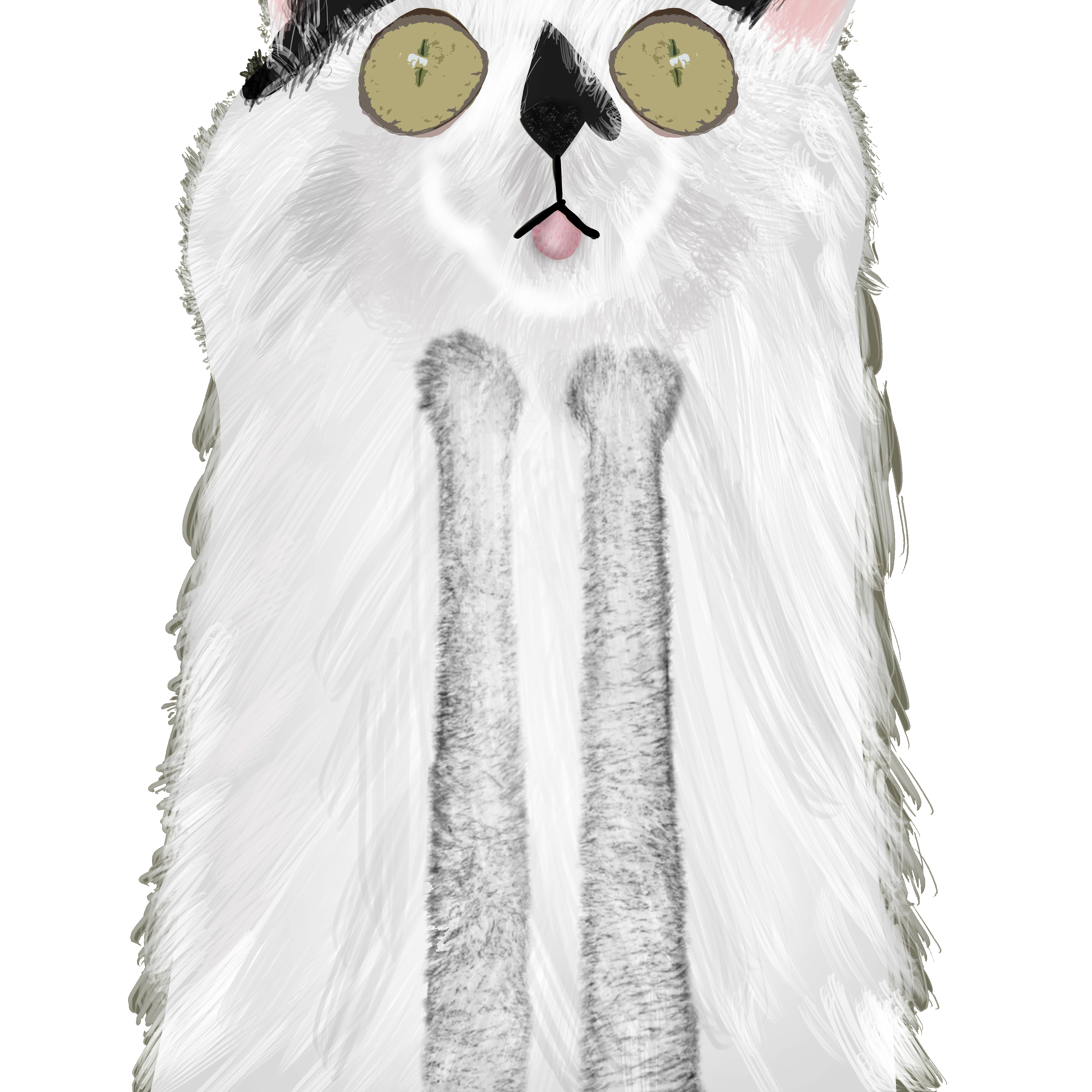 another horror, but I had fun on his weird paws